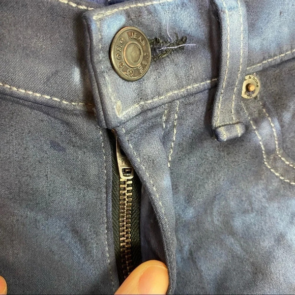 Rag & Bone Jeans Womens Size 2 XS Waist 26 Blue Tie Dyed Leggings Reworked Denim - Picture 9 of 15
